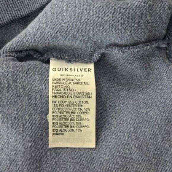 Women's Quicksilver Periwinkle Blue Sweat Shirt Size L - Picture 5 of 5